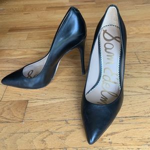 Sam Edelman Black stilettos worn once